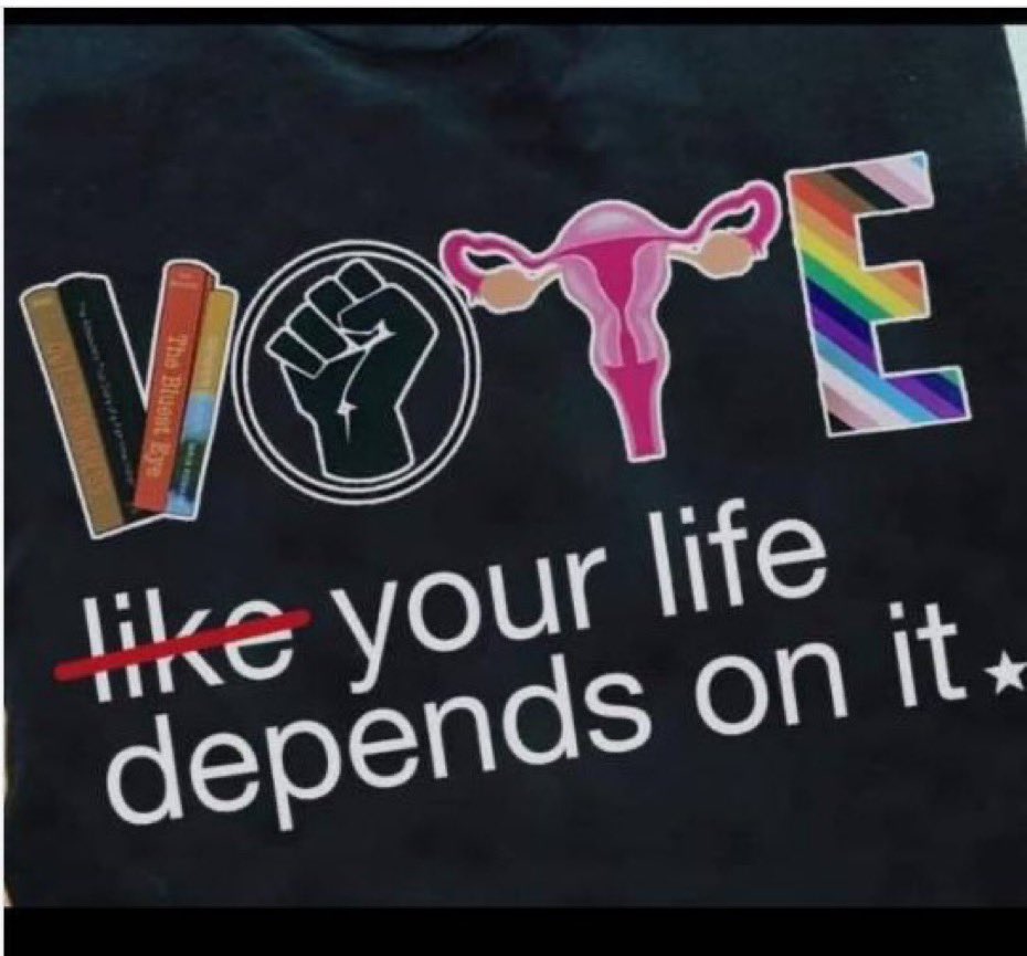 @ProudAFAmerican Omg!!!!! This is so infuriating!! We must vote in numbers so big we can stop this attack on women!!! Vote like your life demon it because it does!!!! Stop the #GOPWarOnWomen #RoevemberIsComing #BidenHarris2024