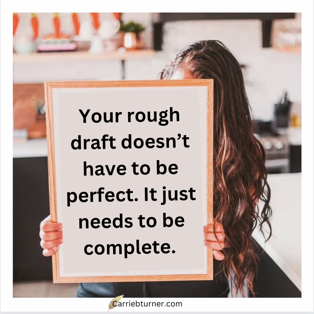 I tell my coaching clients this all the time. Your rough draft is not your final draft. It’s the clay that you put on the potters wheel so that you can carve it up. 

#inspirationalquotes #writerquotes #writersofinstagram #coaching