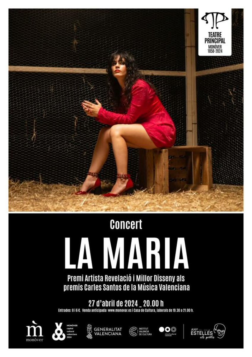 CompanyStas's tweet photo. @ArnauTordera @Julieta_ 1/4d1hV
~@alexblatmusica a laSeu d'Urgell/#elRefugi
~#DaniMiquel a Ràfol d'Almunia/pista dBúall
5hV @inversgrup @Asqueiot a Rafelguaraf
7hV @mMargaix a Massalfassar
2/4d8hV #Sapena a Pedreguer/pl l'Amistat
8hV
~#Montañes a BCN/Harlem
~@lamariabs_
a Monòver/teatrePrincipal https://t.co/3I58C9qwTn