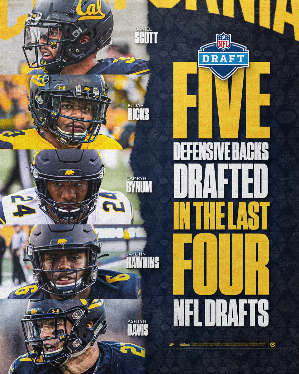 𝙏𝙝𝙚 𝙣𝙪𝙢𝙗𝙚𝙧𝙨 𝙙𝙤𝙣’𝙩 𝙡𝙞𝙚 👀📈 #GoBears | #NFLDraft