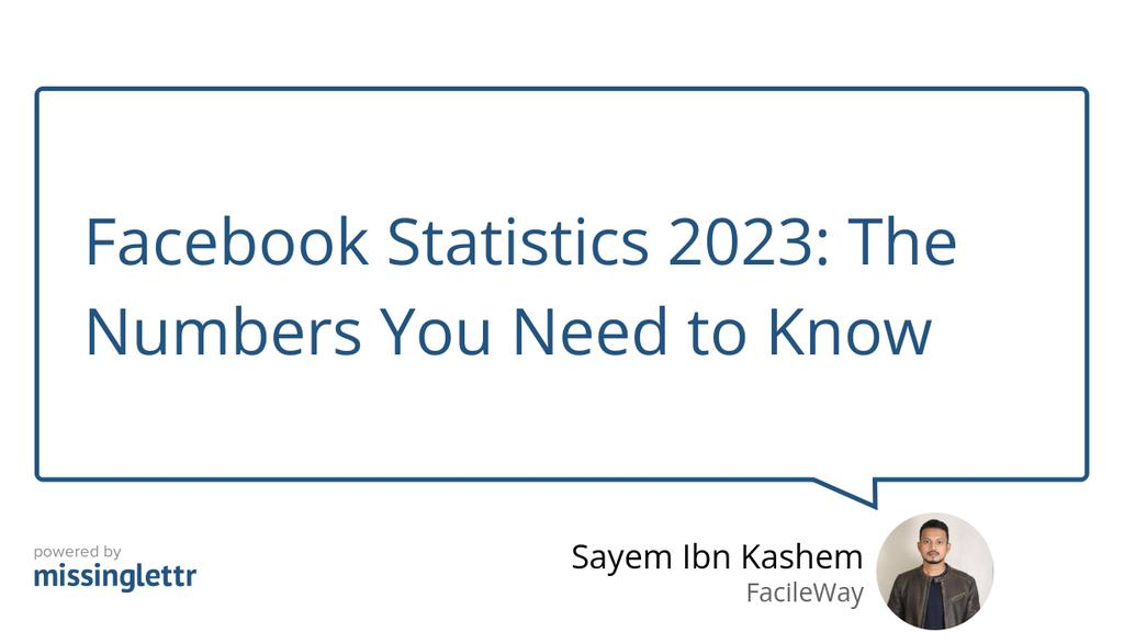 fahimbhuiyan18's tweet image. With more than 2.8 billion monthly active users, Facebook advertising presents a cost-effective solution for reaching potential audiences.

Read more 👉 lttr.ai/AR0rq

#FacebookStatistics #FacebookStats #LatestData #FacebookDataDownload #FacebookFindStatistics