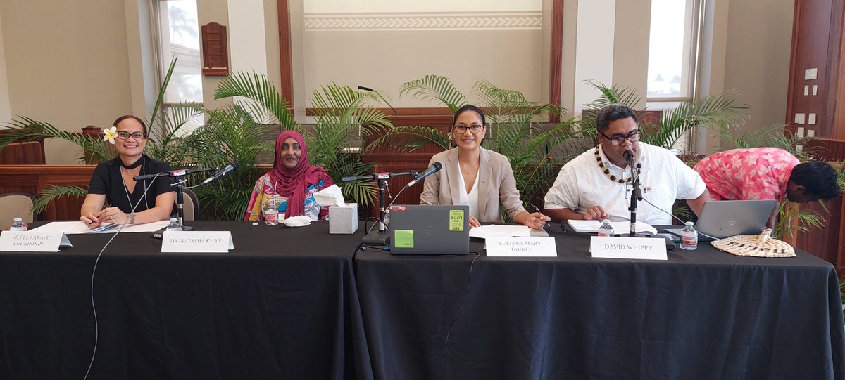 Presented on a panel on Human Dignity & Faith Traditions in Oceania today at the 2024 Oceanian Perspectives on Human Dignity. Panel included AB Chong of Suva, Fr. Francis X Hezel, and Elder Wakalo. Also present reps from USP, Fiji Govt & Human Rights and Anti Discrimination Comm.