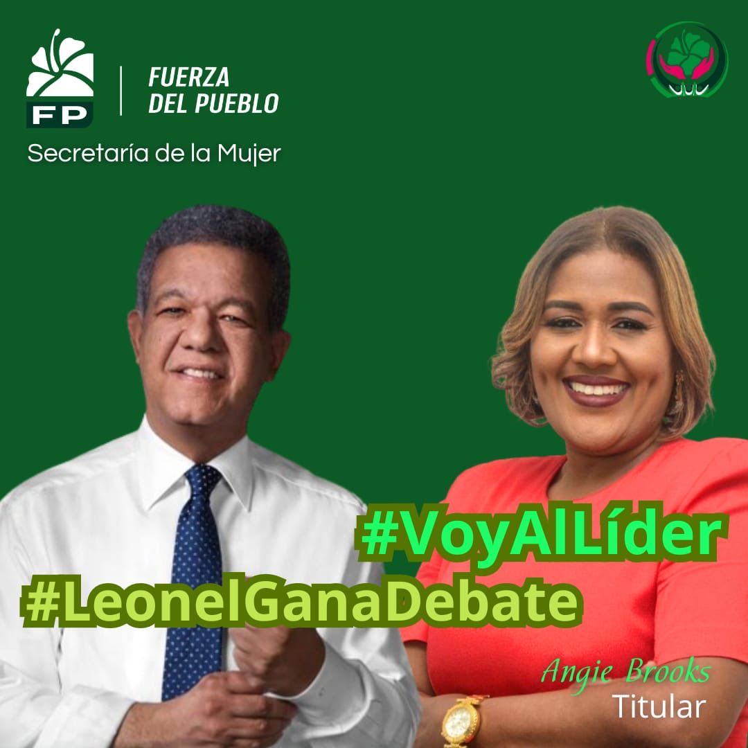 RossyQuinones1's tweet photo. #VoyAlLíder
#LeonelGanaDebate
#LeonelFernández https://t.co/2YX2xIa3gQ