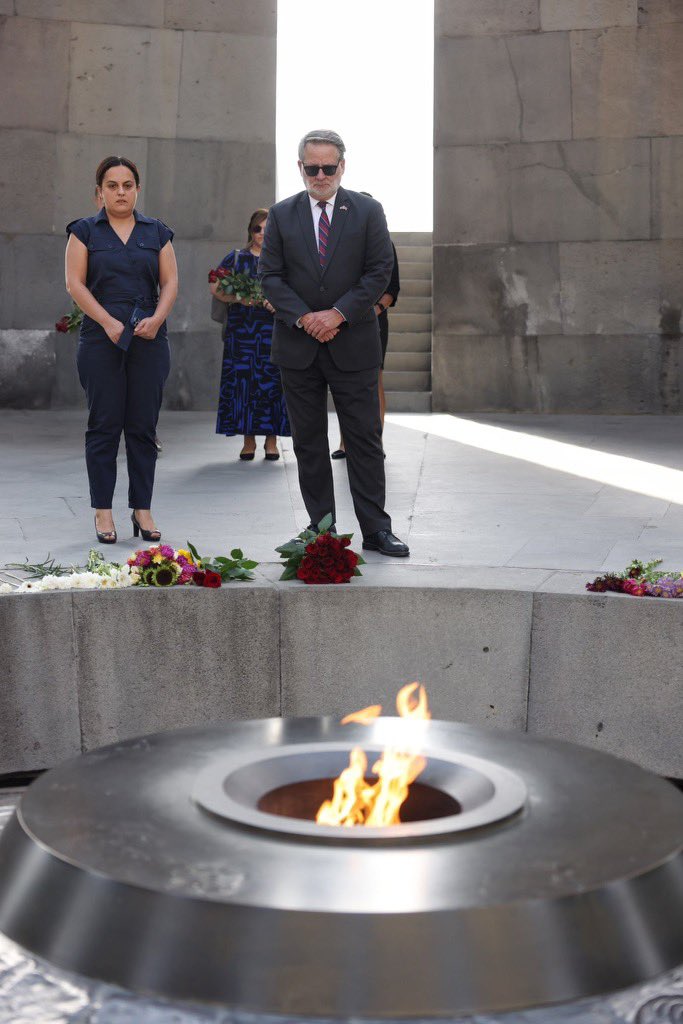 Today, on Armenian Genocide Remembrance Day, I’m reflecting on my visit to the Tsitsernakaberd Memorial Complex in Yerevan. I’m proud to stand with Michigan’s resilient Armenian community, and honor the memory of the 1.5 million innocents murdered in the genocide.