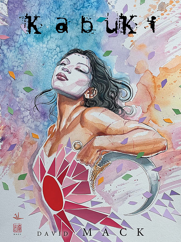 Celebrate the 30th anniversary of @davidmackkabuki's Kabuki with the complete series in one oversized volume, out December 11. Details: bit.ly/4bbvsTS The entire comic run is presented in 1,280 pages, with a new, gorgeous painted cover by Mack.