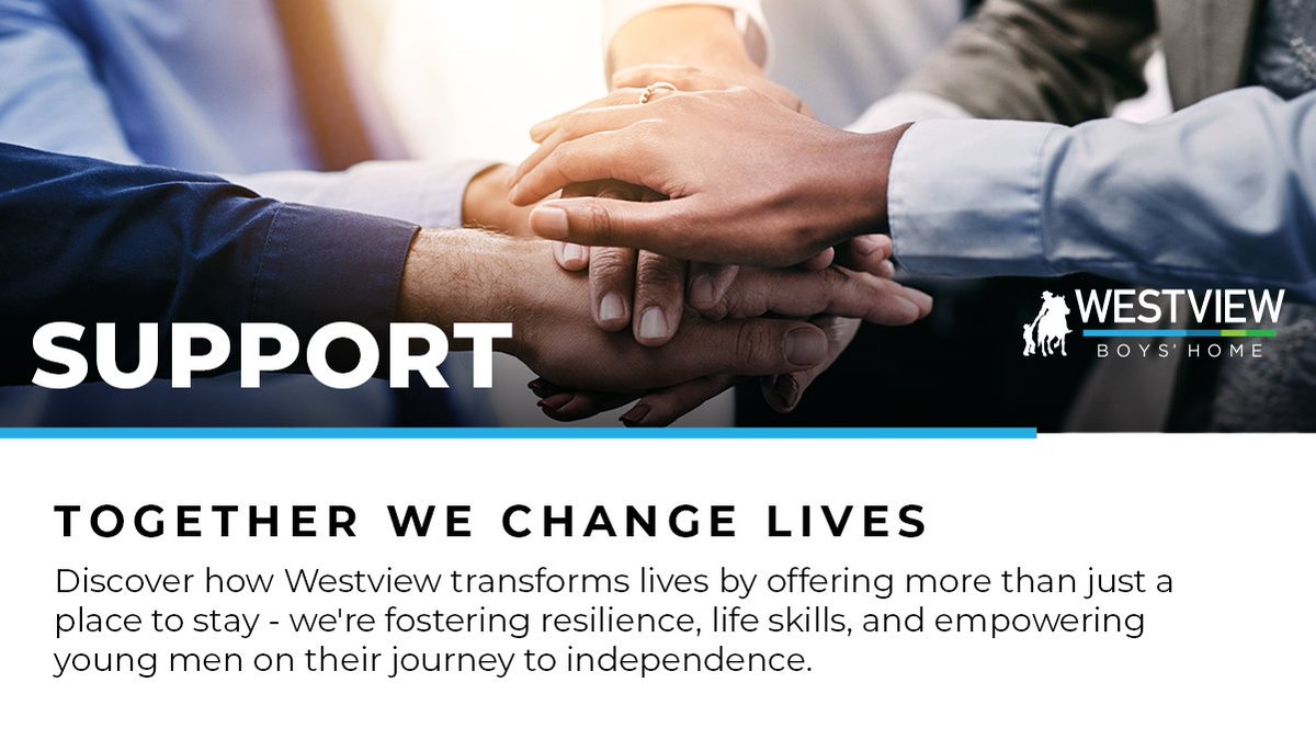 At Westview, we're not just providing a place to stay; we're building resilience and life skills in young lives. From independent living experiences to career counseling and therapeutic support, we're here to empower every young man's journey. #EmpowerYouth #JoinUs #SupportYouth