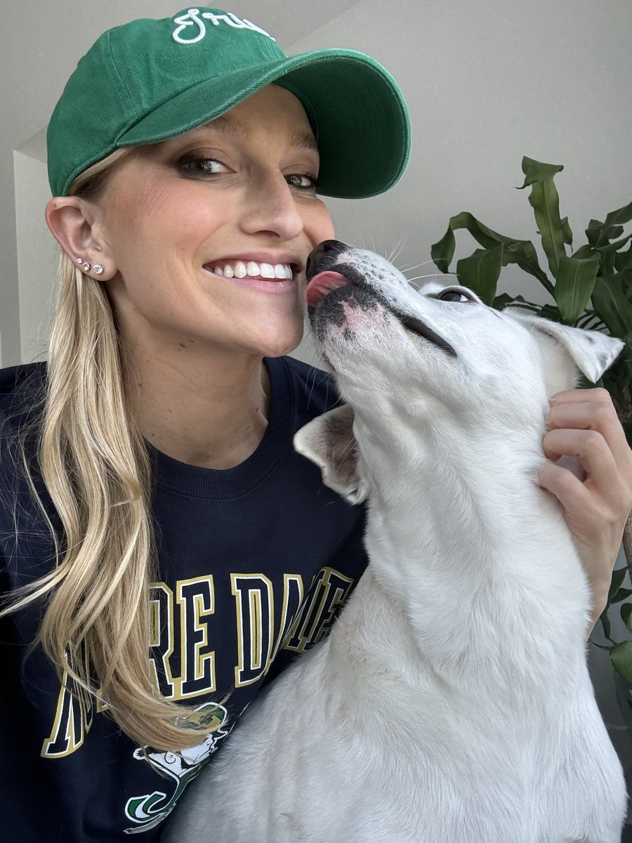 Happy ND Day from me and Willow 💚☘️ @NDLoyal