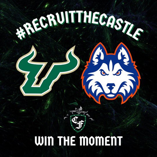 Thanks to South Florida and Houston Christian for stopping by The Castle today! @LWashTheCoach @Coach_Hinshaw @recruit_FALLSFB