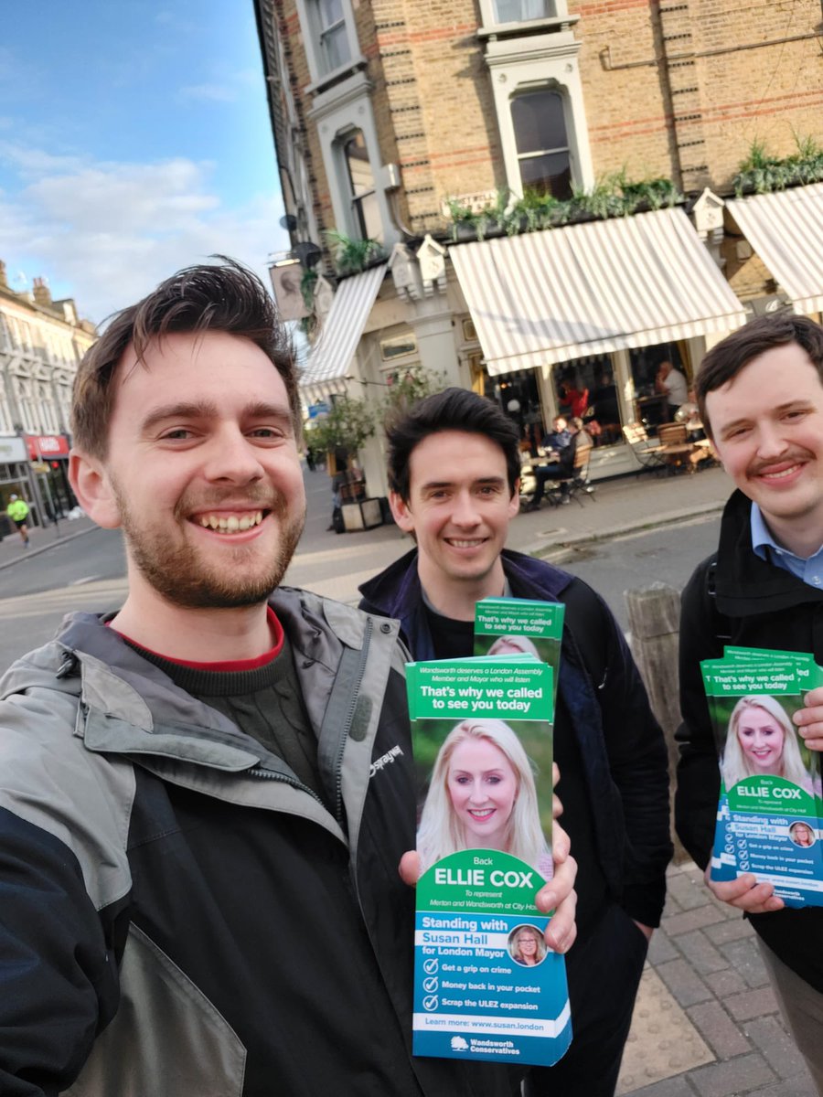 Great canvassing session in Northcote with @JamesKCraig and @mtruraltweets ahead of the Mayoral and London Assembly Elections next week!