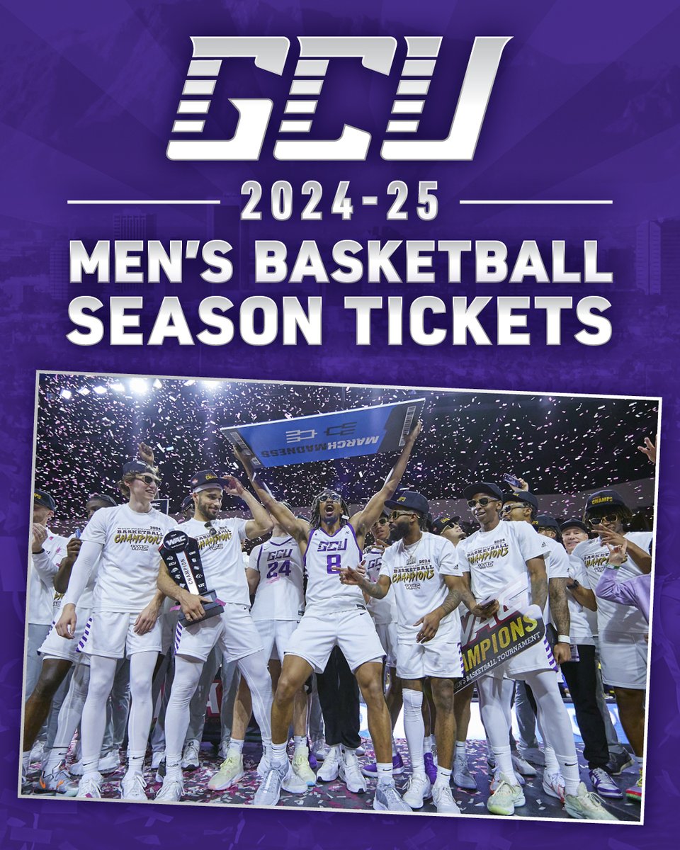 The season-ticket renewal process is well underway. Make sure to renew by Sunday to secure your seat for the 2024-25 season. #LopesUp 🎟️ » gcutickets.evenue.net/signin?uf=SR&c…