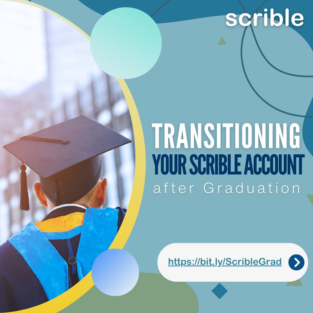 Teachers, make sure your graduating students don’t lose their Scrible work! Help them switch their Scrible accounts to personal emails with these easy steps. Start now: bit.ly/ScribleGrad #GraduationPrep #TeacherTips