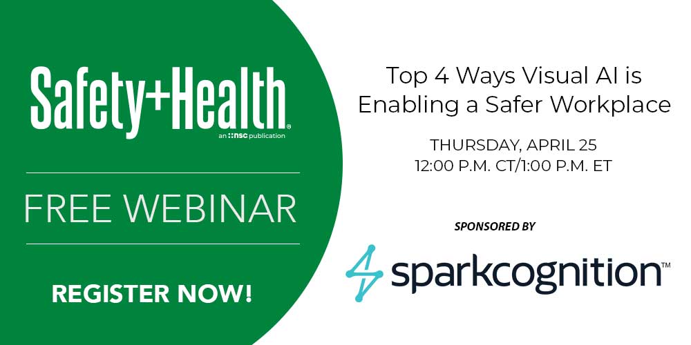 AI can significantly benefit hazard identification, risk prediction and overall safety enhancement. Join us April 25, when experts from @SparkCognition will demystify visual AI and share practical examples of how leaders are redefining their EHS practices. bit.ly/44d0ZCM