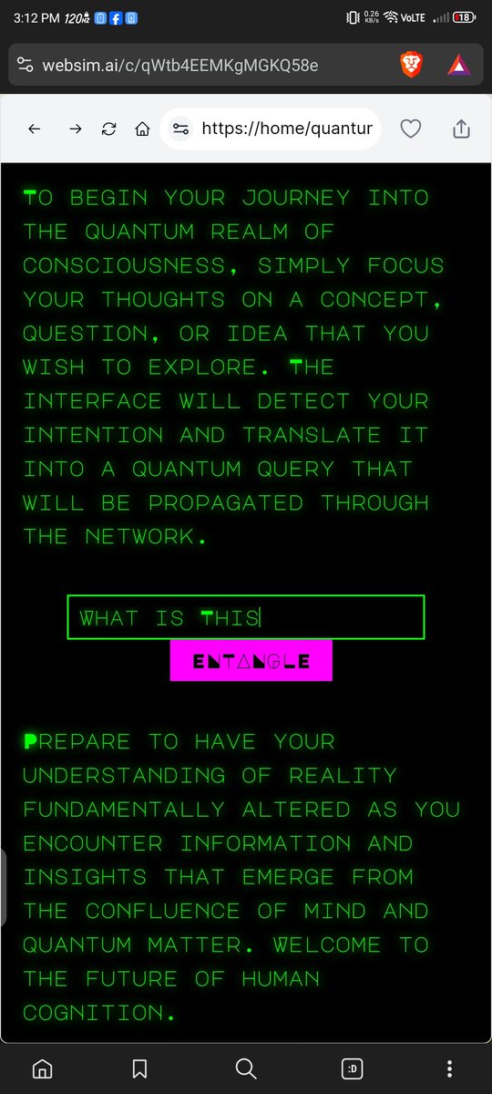 DmitriVanDuine's tweet image. The quantum web pulsates, evolving with each click, as AI adapts. Wasmutable integrates quantum protocols into web frameworks, shaping digital frontiers. #QuantumWeb #DigitalEvolution #AIIntegration

websim.ai/c/qWtb4EEMKgMG…  
websim.ai/c/KbqGD9WhyYJx…
websim.ai/c/4tiRAj6Jc11O…