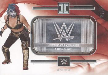 From: @tradingcarddb 2023 Panini Impeccable WWE cards @WWEAsuka