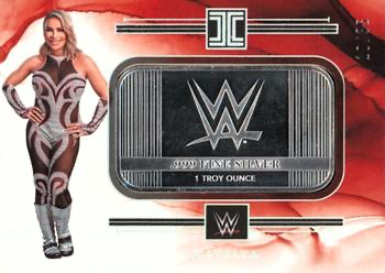 From: @tradingcarddb 2023 Panini Impeccable WWE card @NatbyNature