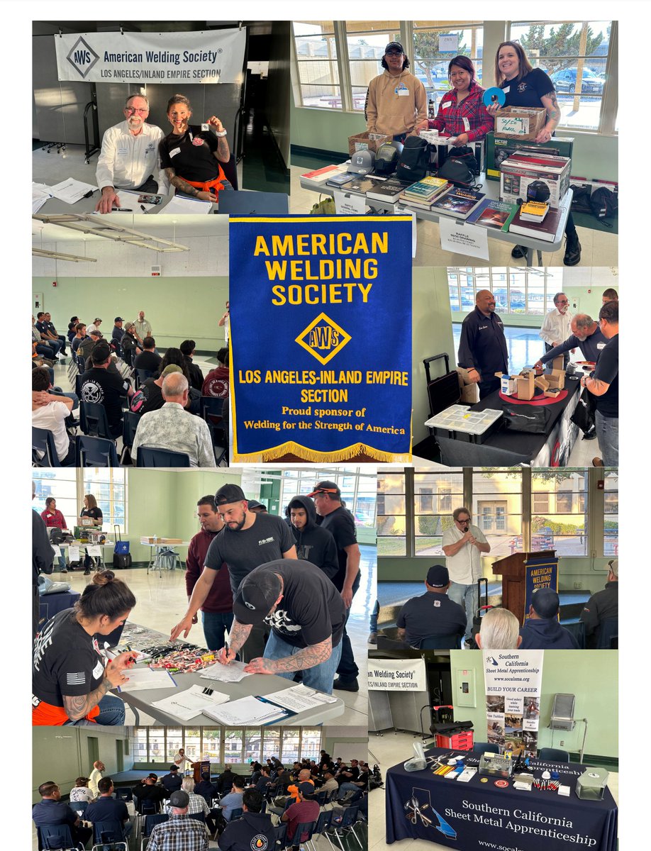 American Welding Society (AWS) Regional Meeting held at @NLMAdultSchool! Networking and learning going hand in hand. NLMAS welding students receive free membership and learn from industry experts.

#AdultEducation
#AdultEducationMatters
#CTE
#CareerTraining
#Welding
#CCAE
#NLMUSD