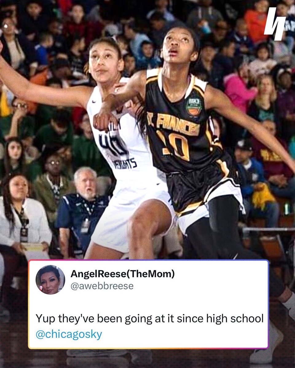 Angel's mom with the throwback! 🔥 @Reese10Angel and @Kamillascsilva in the same uniform is going to be something special 🥹🔥 (via @awebbreese)