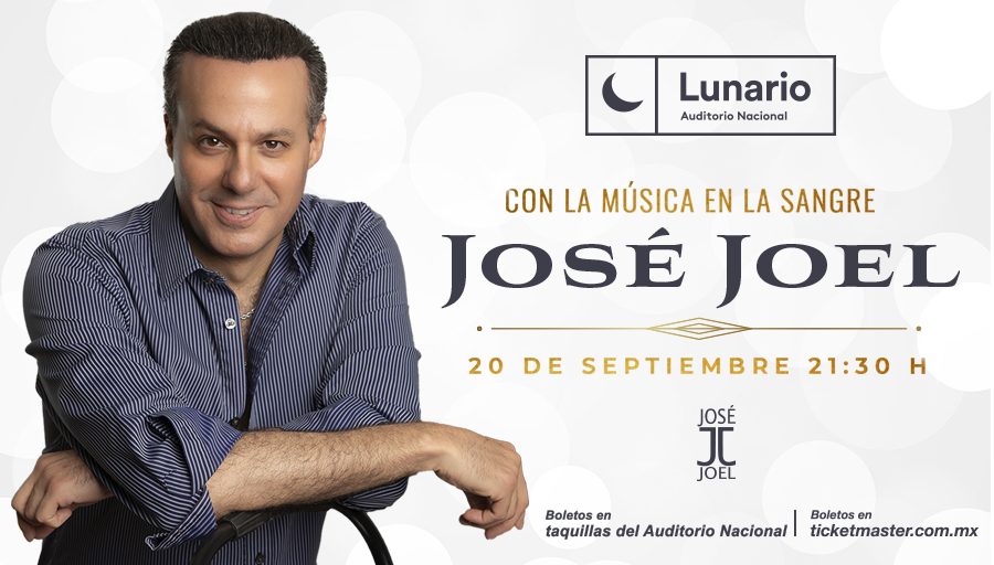 ✨ @josejoelsosaofi llega a nuestro escenario por primera vez para conmemorar 35 años de trayectoria artística. Será un show donde la bohemia actual y los recuerdos se funden para brindar una gran velada. 🎟️🎟️Boletos disponibles en taquilla y en línea. ticketmaster.com.mx/jose-joel-con-…