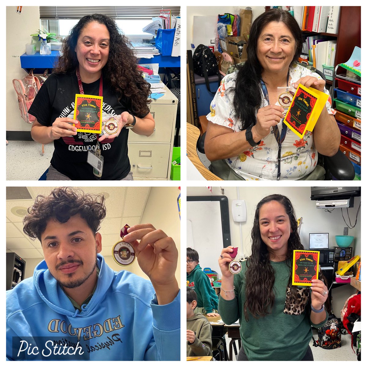 Our @LomaParkES Camp E staff just received their medals and are so excited for the summer!