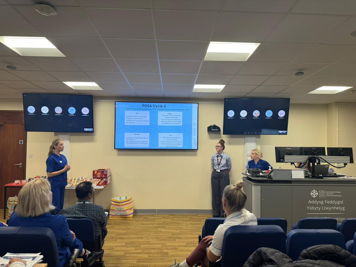 Absolutely fantastic day at Withybush General Hospital with superb presentations on Occupational therapy stroke service, EPMA, XPERT T2DM, Nurse led FMT service