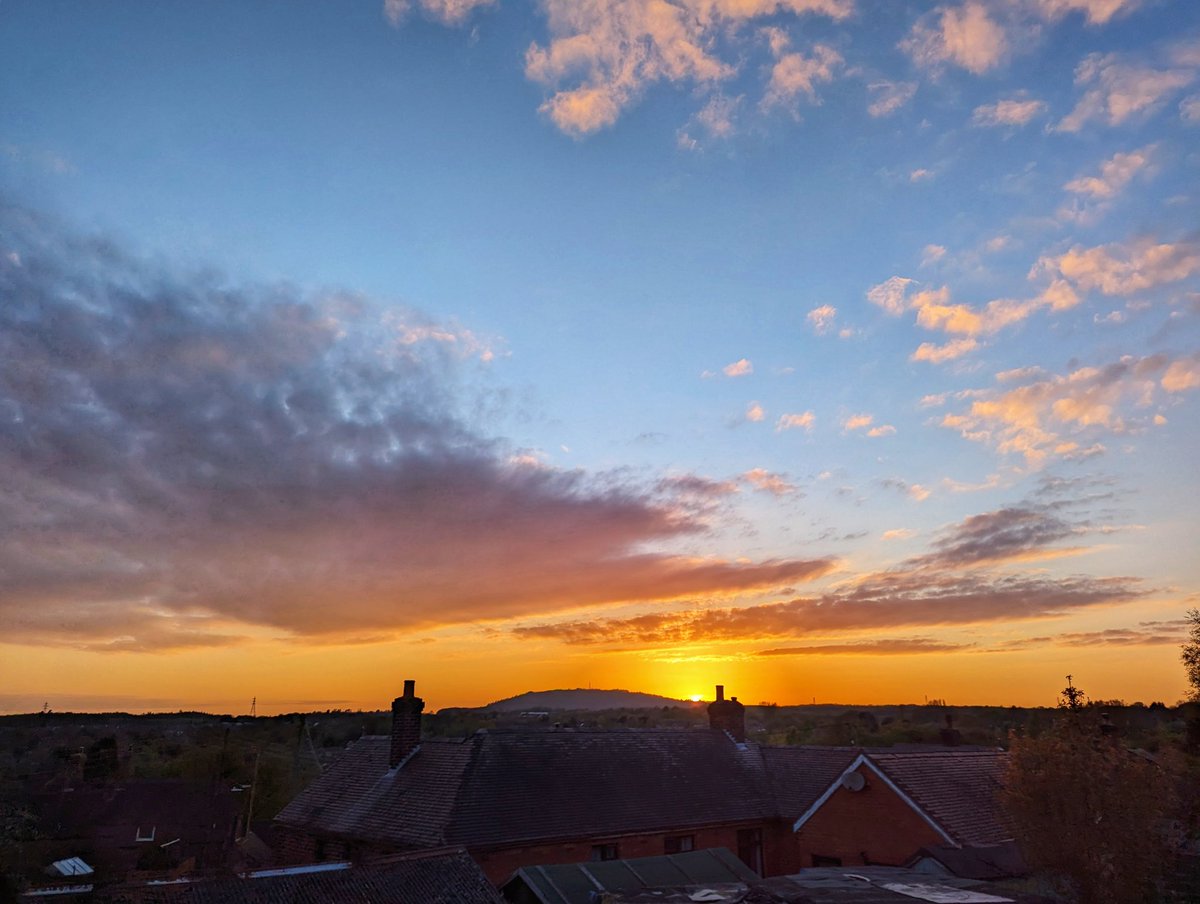 #sunset tonight over #Shropshire.