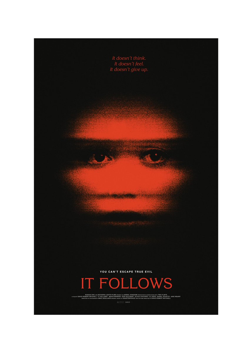 Alt poster for IT FOLLOWS (2014) #itfollows #horror #horrormovies #horrorposter #movie #movies #movieposter #poster #posterdesign #posterspy