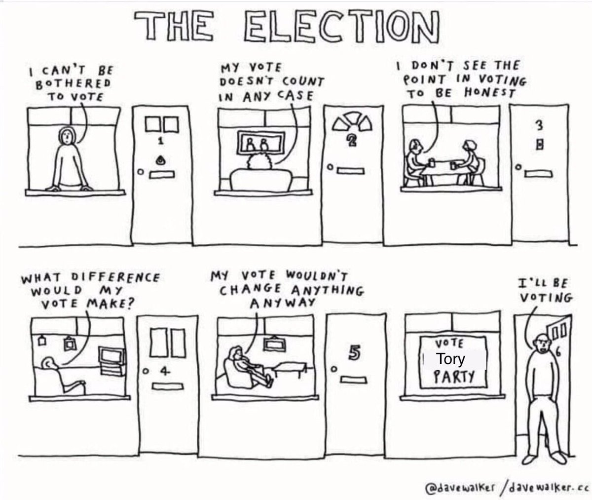 With just over a week to the local elections… your daily reminder that the Tories are banking on your apathy to win council seats. Don’t give them that oppotunity.. get out and vote. #GTTONow