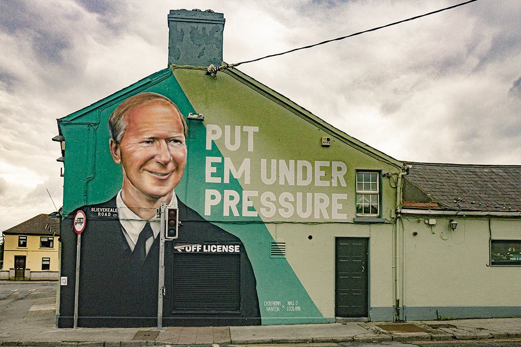 Republic Of Ireland Jack Charlton Mural Slievekeale Road Waterford Ireland