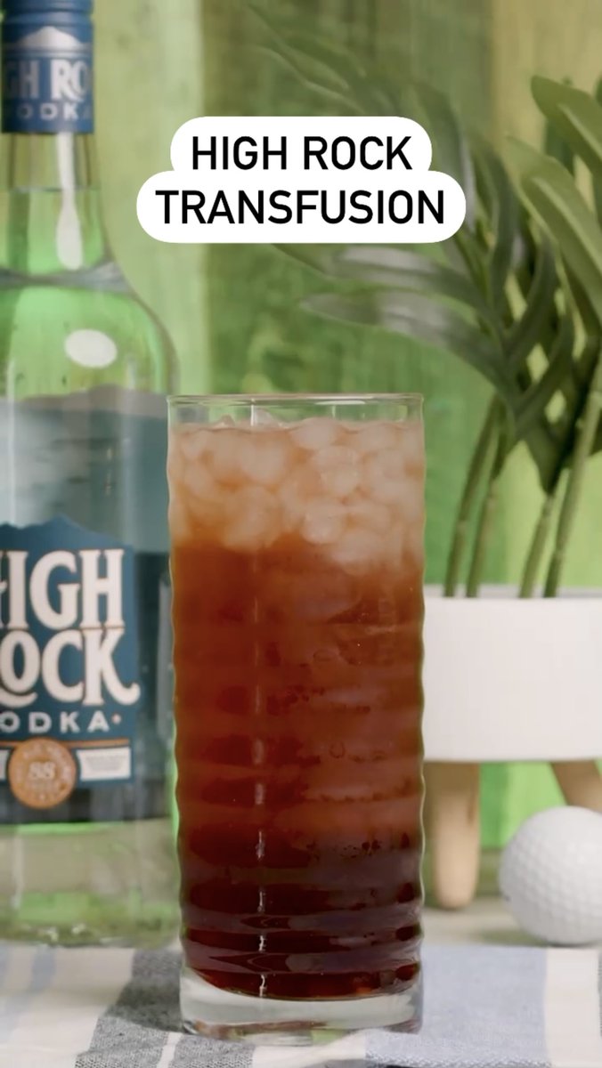 Tee up your taste buds and swing into spring with this High Rock Transfusion. Combine in a glass with ice: 🏌️ 2 oz. High Rock 🏌️ Equal parts ginger ale & grape juice 🏌️ Add a splash of lime juice Cheers to all of life's #HighRockMoments #WTDW