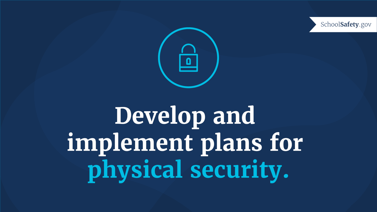 From the physical design of schools to the development of preparedness plans - security & resilience are critical to #SchoolSafety efforts. Download our infographic for resources to evaluate & enhance your school's physical security: go.dhs.gov/oCY #ViolencePrevention