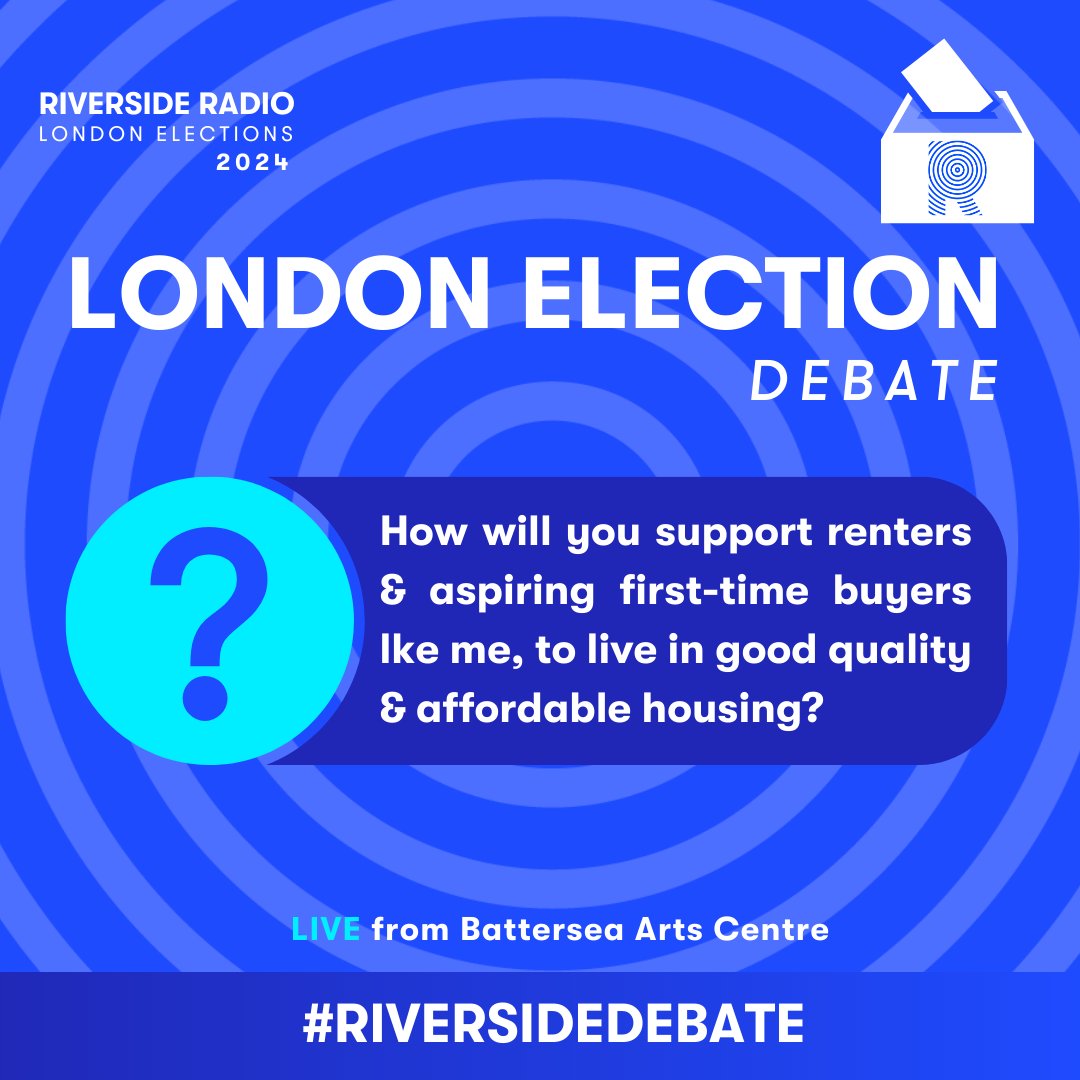 Here's the next Question ❓ of the LONDON ELECTION DEBATE.

#RiversideDebate

#RiversideRadio #SouthWestLondon #SWLondon #LondonElects #LondonElections2024