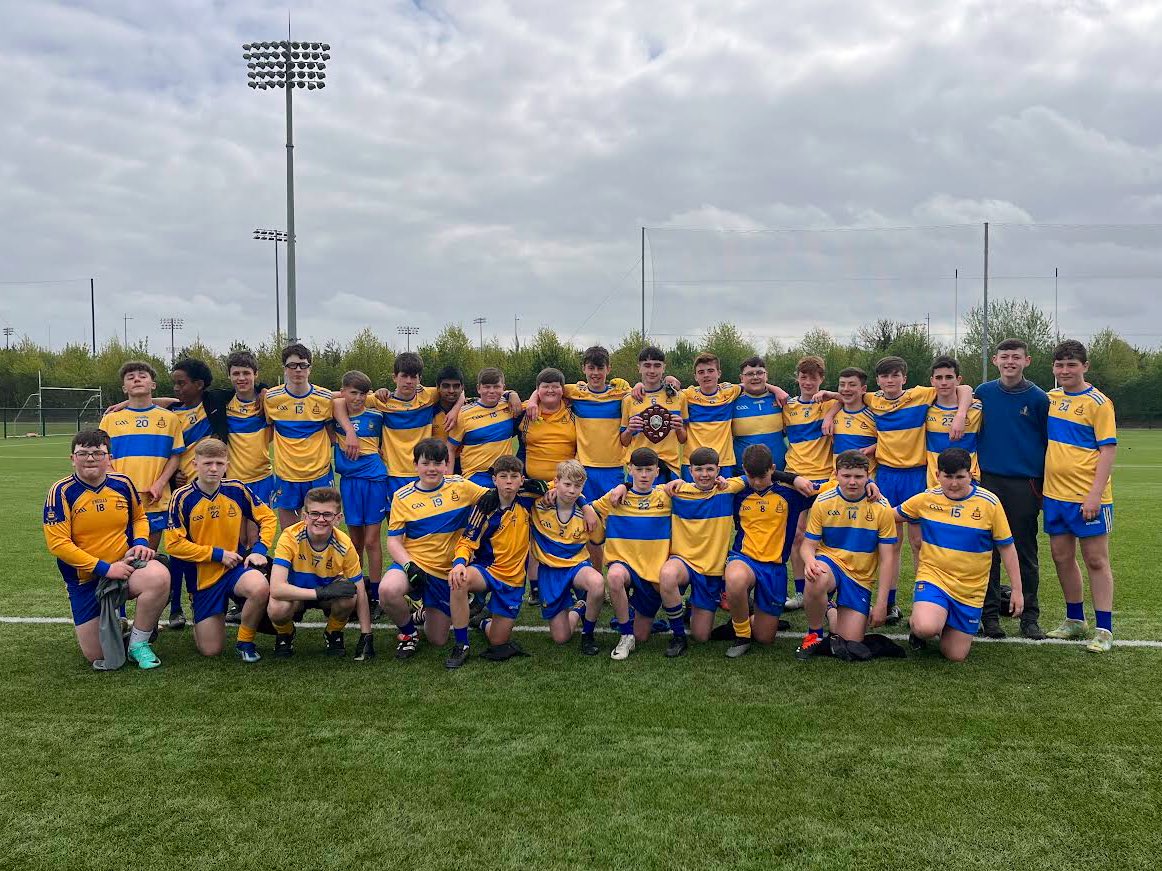 moylepark's tweet photo. Another day to be proud @moylepark The 1st year GAA team have won the Tom Quinlan Final by beating Clonturk CC 4-11 to 1-5!!!  Well done to the lads and coaches Mr Kinsella and Mr Leech. https://t.co/u05wnzdYJc