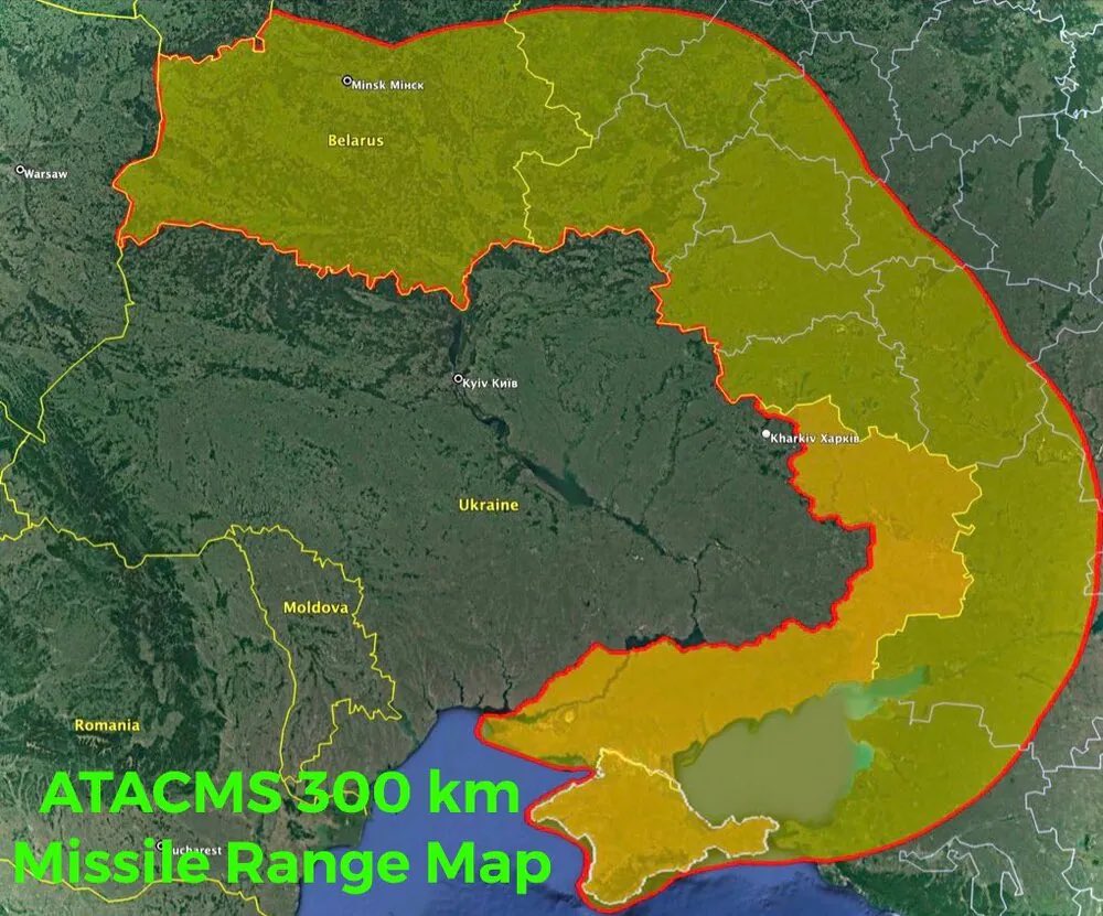 Un vrai cauchemar pour les russes. 

3 points importants concernant les ATACMS :
- la quantité absolument énorme : on parle de 1000
- la portée : 300 kms
- correction : mais toujours uniquement en territoire ukrainien occupé 

Le cauchemar russe va être logistique : le moindre