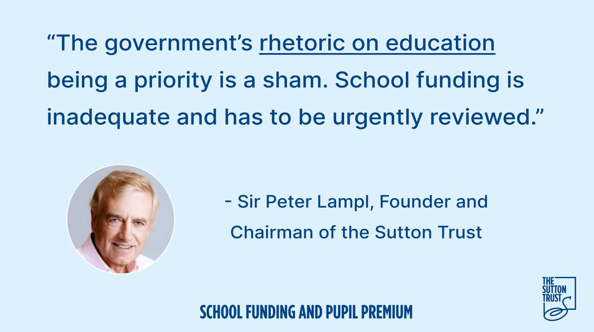 💬'It’s disgraceful that increasing numbers of school leaders are having to cut essential staff and essential extracurricular activities.” The next government must take action to better provide adequate funding to schools ⬇️ buff.ly/3UnLmF3