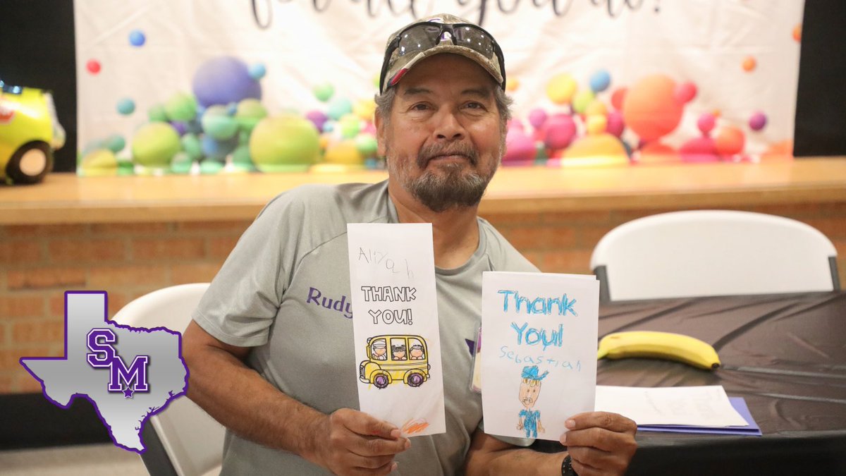 Mendez Elementary celebrated our #SMCISD transportation, maintenance, and safety employees with an appreciation breakfast, featuring a delicious pancake meal, and thank you cards from our kindergarten Strikers on Wednesday, April 24. #StrikeAsOne