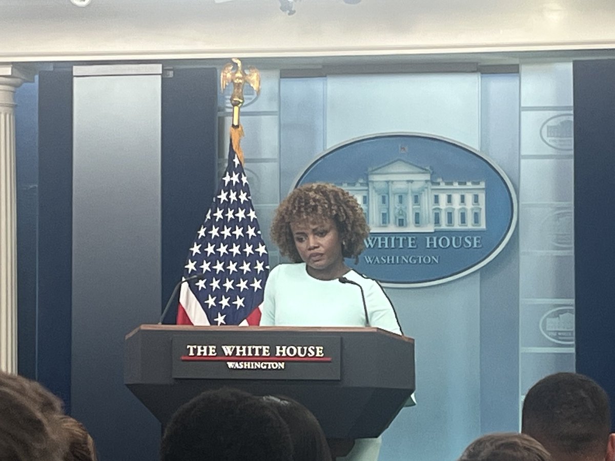 Press Secretary Karine Jean-Pierre on Joe Biden giving Morehouse College commencement speech: “He always takes this moment as a special time to deliver a message, an encouraging message.. He has done these many times before… He is going to do his best to meet that moment.”