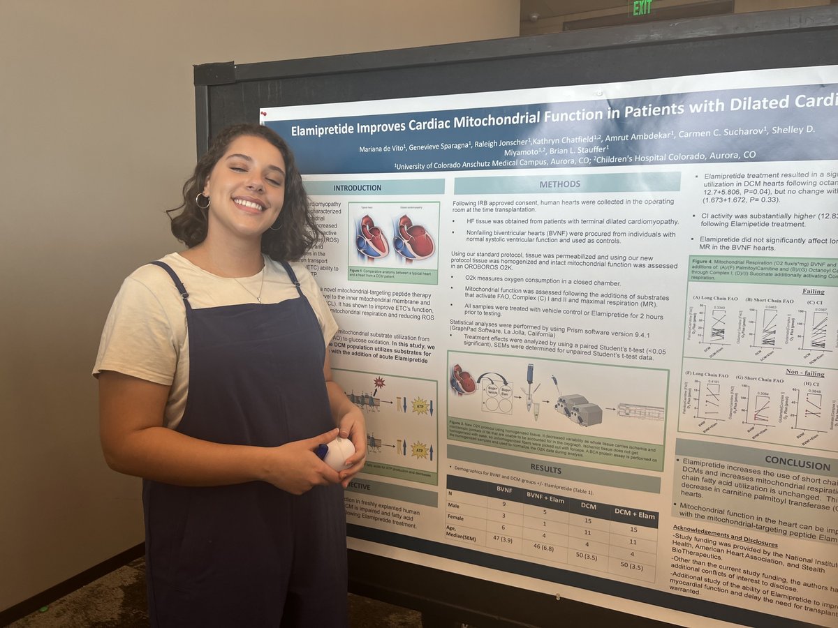 Congrats to Laura Munoz, Zoe Leroux and Mariana Casa de Vito of the PCRL for successfully presenting their posters at the <a href="/CUDeptMedicine/">CU Department of Medicine</a> #ResearchDay!