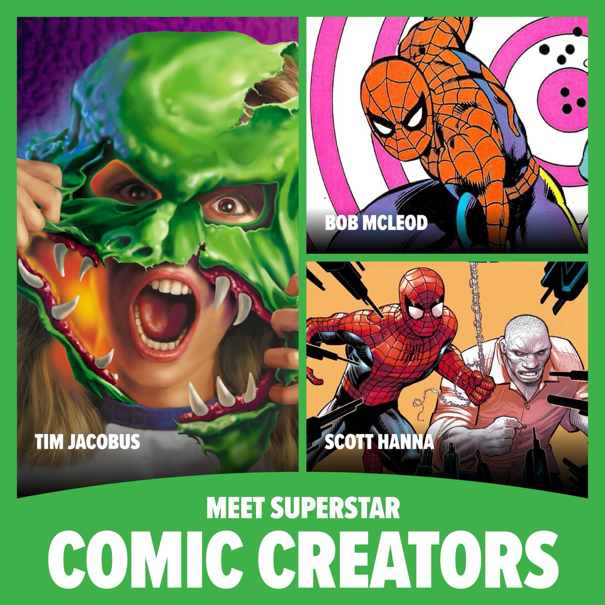 Ready to get drawn into the world of comics? Your favorite comic creators like Tom Grummett and Russ Braun are coming to FAN EXPO Philadelphia. Plus, don’t miss out on epic events and highly collectible show exclusives. Grab your show tickets now. spr.ly/6012bU264