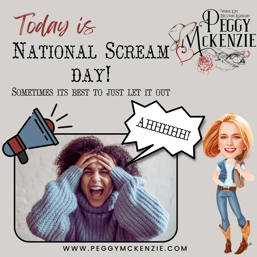 While meditation is a popular approach to relaxation, many psychiatrists propose that screaming is an effective means everything out. As Shrek says, "Better out than in." #peggymckenziebooks