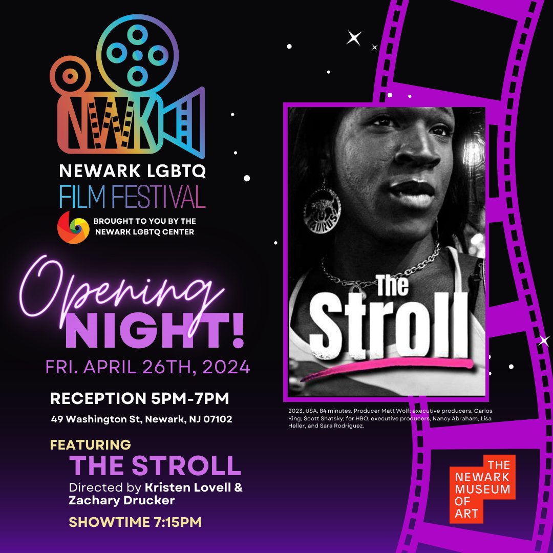 THE NEWARK LGBTQ FILM FESTIVAL IS HERE! Join us for the second annual Newark LGBTQ Film Festival celebrating Queer BIPOC Films and Filmmakers. For more information, visit newarklgbtqcenter.org/newarklgbtqfil… Tickets, passes and event registration available at: eventbrite.com/e/newark-lgbtq…
