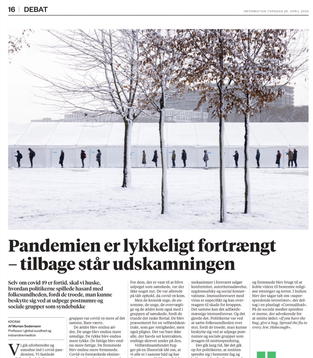 mortensode's tweet photo. Corona pandemien er næsten væk men har efterladt en slagmark af kroniske pandemier: banalnationalisme, udskamning, fremmedhad og fattigbashing - en slagmark der har sikret politikere & opportunister en fri bane til at præge sprog & holdninger #COVID19 #dksund #minoritet https://t.co/UGn9I5WlN4