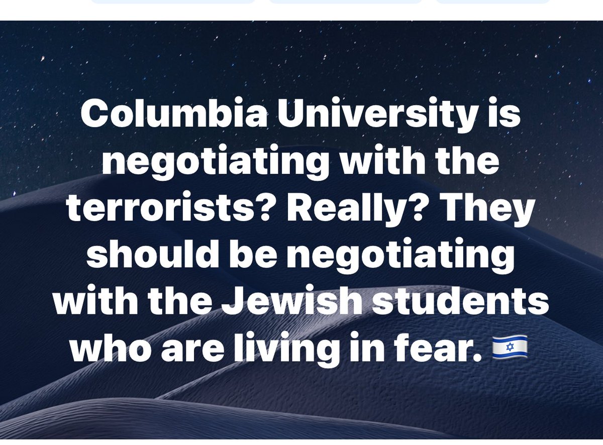 This is his how terrorism wins.  #neveragain #bringthemhome #Colombia #Columbia_University #terrorism #antisemites #jewhaters