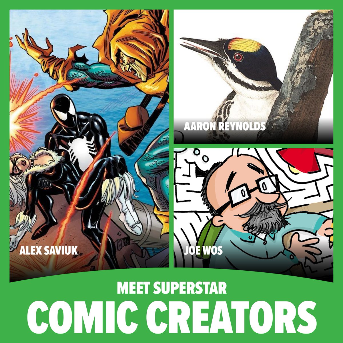 Ready to get drawn into the world of comics? Your favorite comic creators like Rags Morales and Alex Saviuk are coming to FAN EXPO Philadelphia. Plus, don’t miss out on epic events and highly collectible show exclusives. Grab your show tickets now. spr.ly/6012bU264