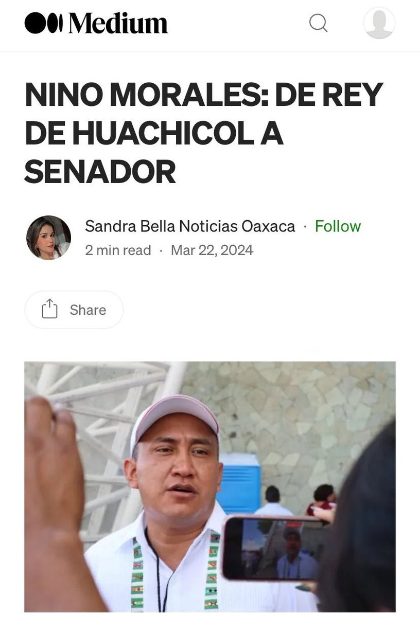 AtencinCiudada's tweet image. ¡Esta noticia merece mucha difusión y viralización!

Morena quien niega tener vínculos con la delincuencia postula en Oaxaca a Nino Morales

Quieren curules corruptas en el Senado. Quieren seguir robando a manos llenas los de la 4T

#NinoHuachicol 
#NiNoMoralesCorrupto