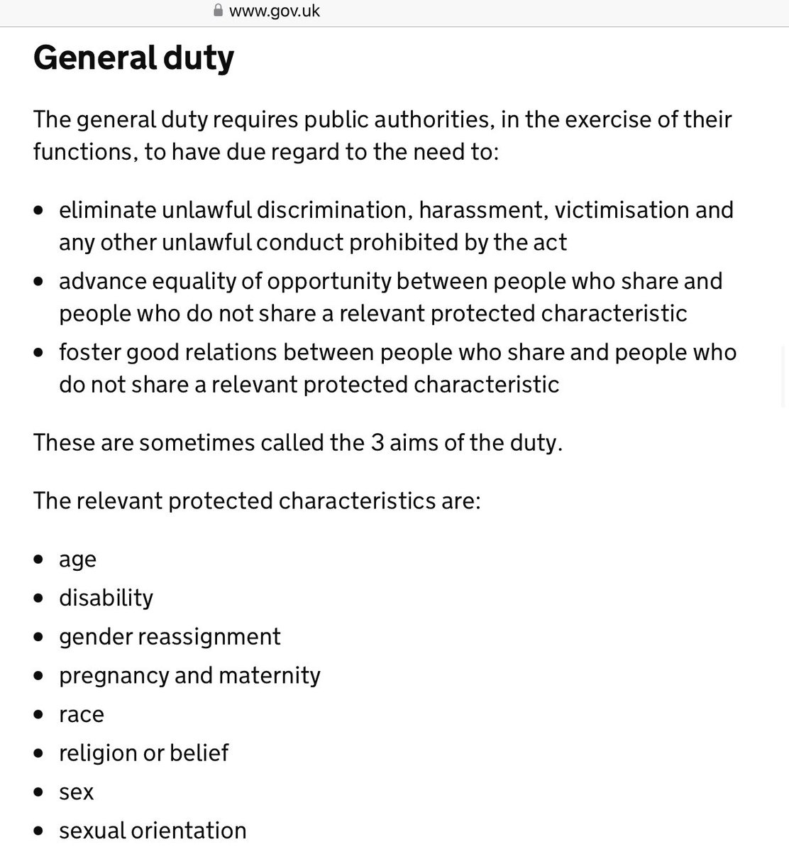 @GillianKeegan @Whitefield_NW2 Why has your school made up an imaginary category of ‘gender identity and/or gender reassignment’ in your Equality Information and Objectives policy? All the other PCs are accurate as EA2010. Please see Draft Gender Q Children guidance & PSED update Dec 2023 for more information.