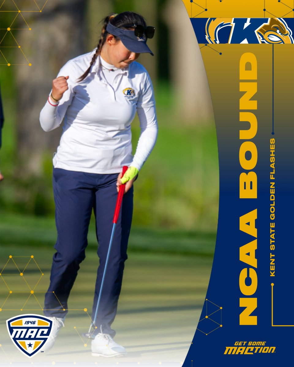 The Flashes are IN!⚡️ Kent State will compete in the Las Vegas Regional on May 6-8 at Spanish Trail Country Club 🤩 @KentStWGolf | #MACtion