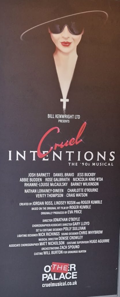 Soooo excited for Cruel Intentions @TheOtherPalace #90s!