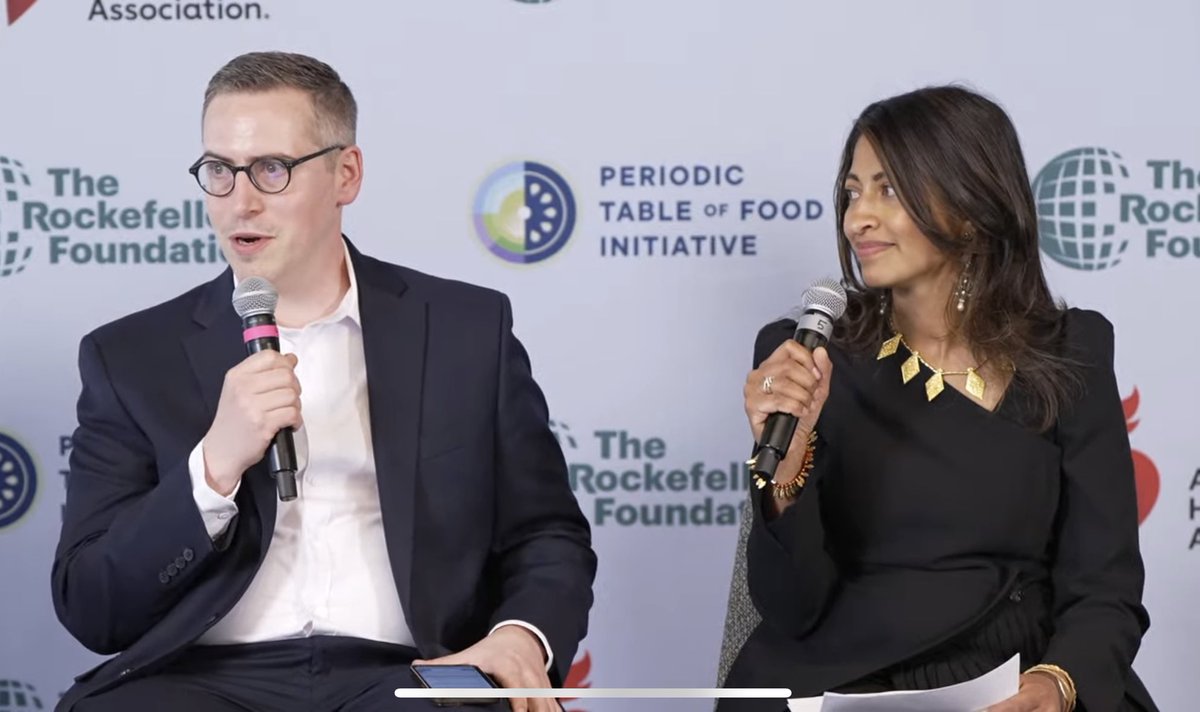 “I think we’ve come together on the most exciting scientific innovation in food in decades.” -John de la Parra, Rockefeller Foundation #FoodPeriodicTable Tune in live: youtube.com/live/Aj9F9QY0U…