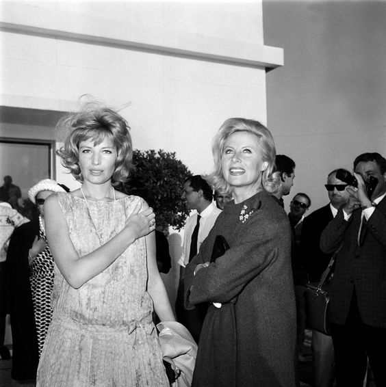 AN EXTRAORDINARY VINTAGE: Monica Vitti and Michèle Morgan.