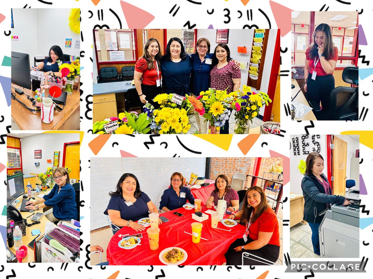 PebbleHillsES's tweet photo. Not all 🦸♀️🦸♂️wear capes!🌟 Honoring our amazing Administrative Professionals this week! Your dedication and hard work keep #WeAreTheHills running smoothly. Thank you for all you do! 💕🙌 #AdminProfessionalsWeek 🐾⬆️🖤🤍❤️ https://t.co/zxVTSwNY9z